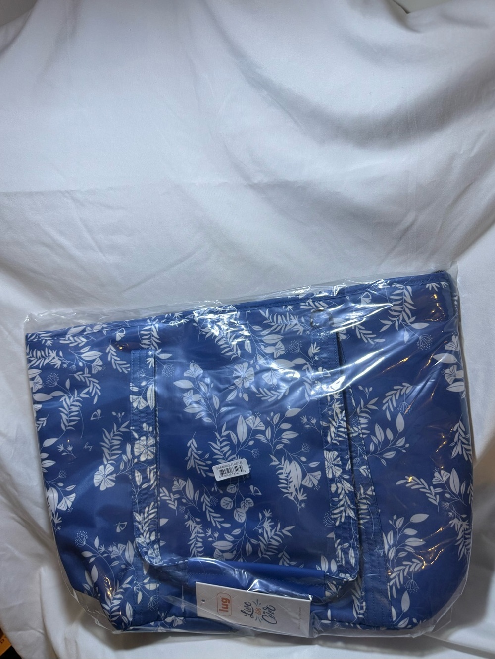 Lug Scramble Insulated Tote - Flourish Blue